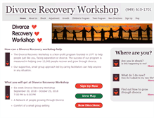 Tablet Screenshot of divorcerecoveryworkshop.org